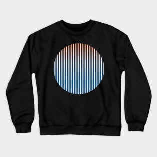 Geometric modern Boho abstract mid century stripes minimalist 132 Pattern Crewneck Sweatshirt